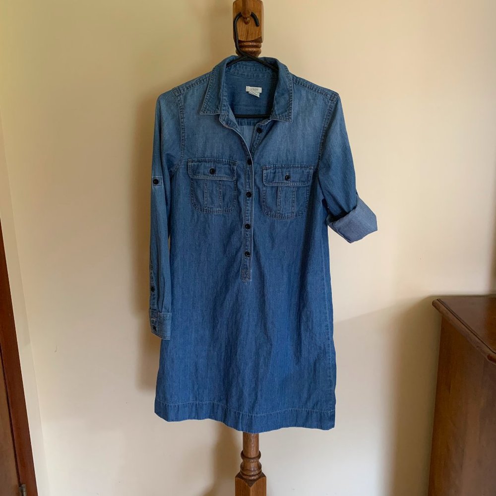 J. Crew Denim Shirt Dress